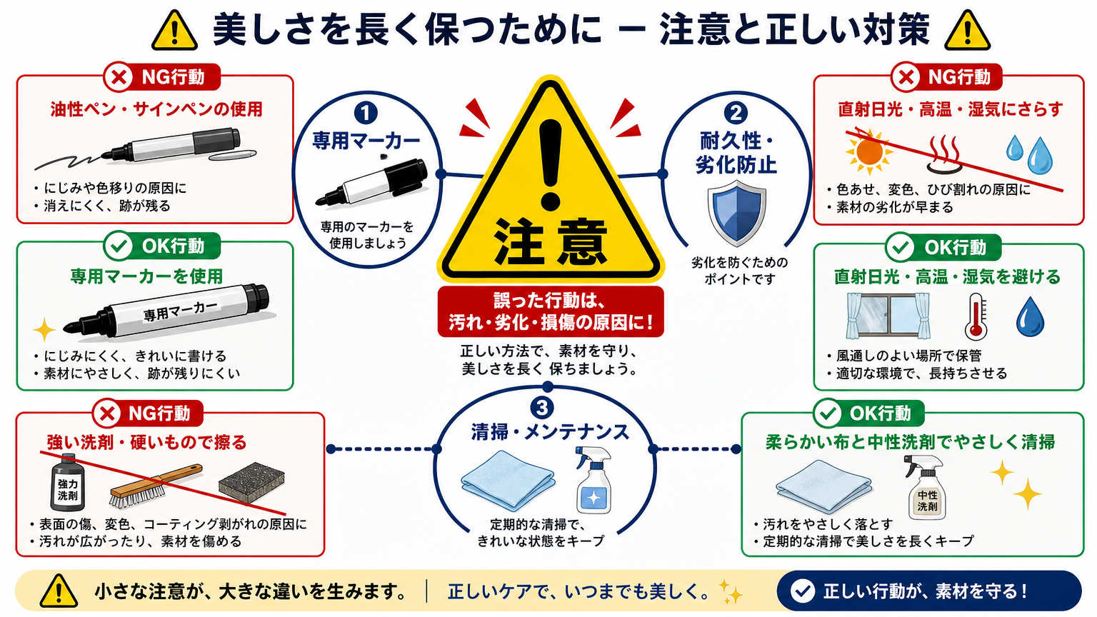 書ける間仕切り導入時の注意点